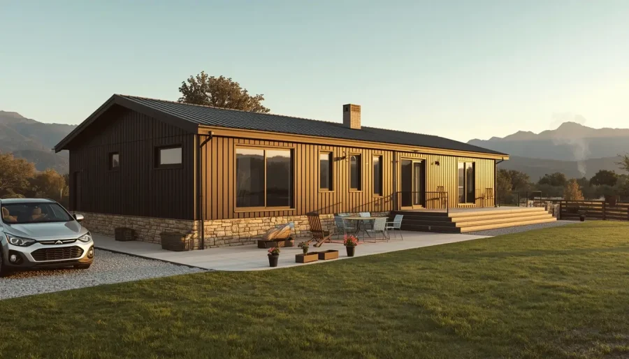 Vivienda modular terminada en El Bierzo