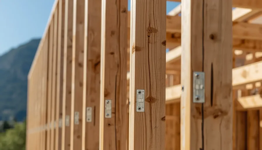 entramado estructural de madera