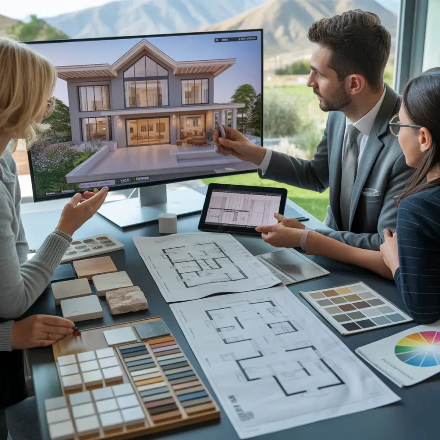 distribución y acabados en viviendas modulares